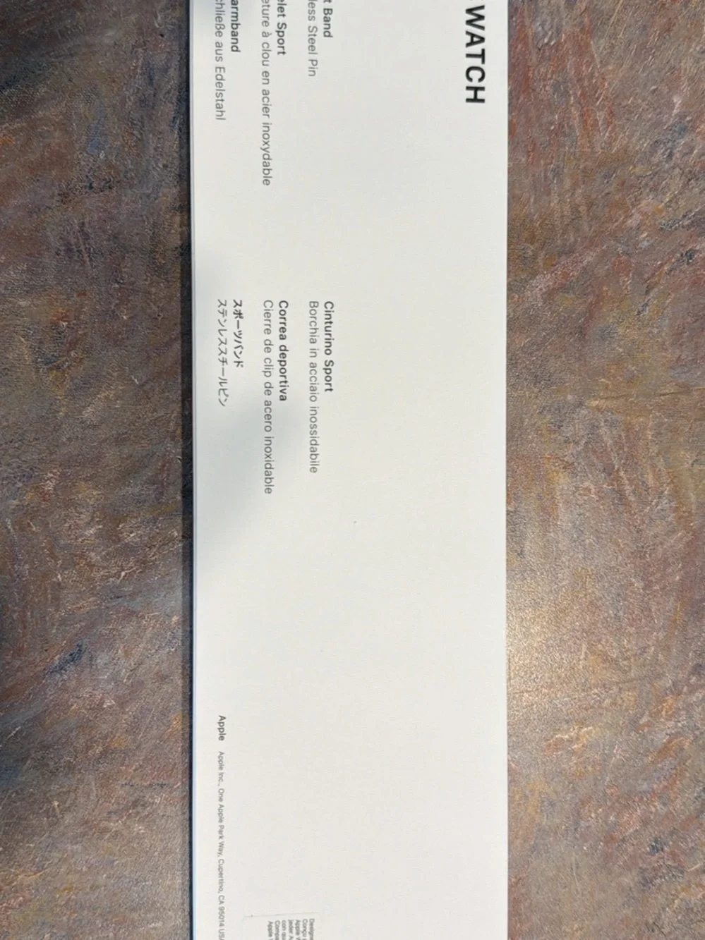 Apple Sport Band - Starlight M/L
